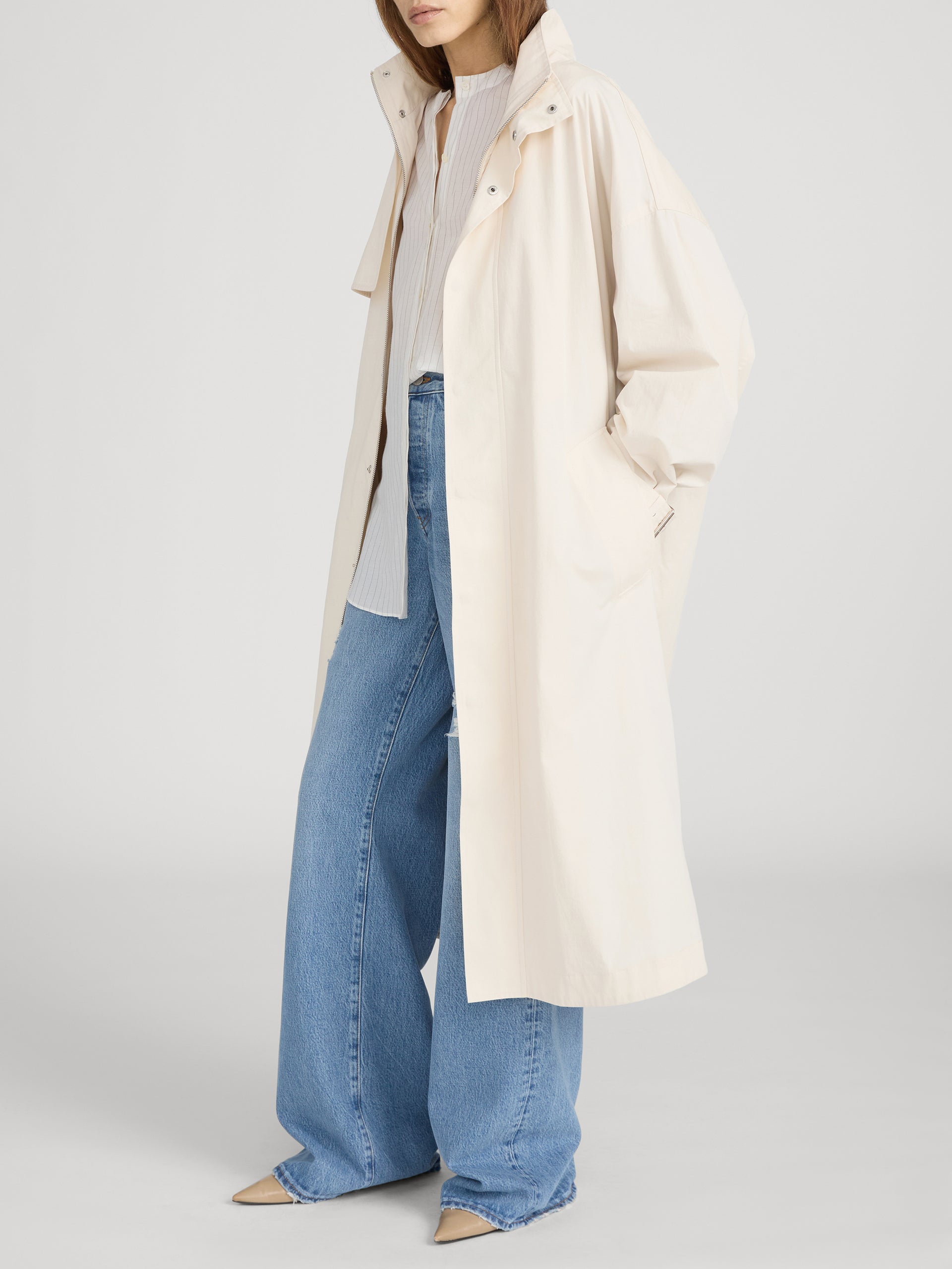 Jacket on model side 