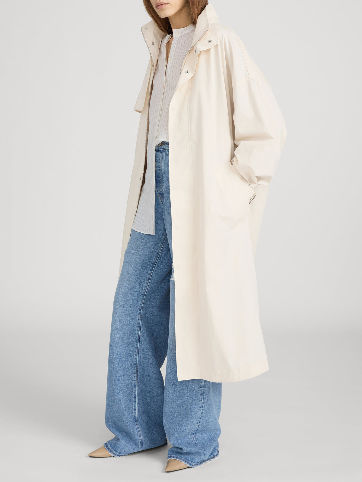 Jacket on model side 