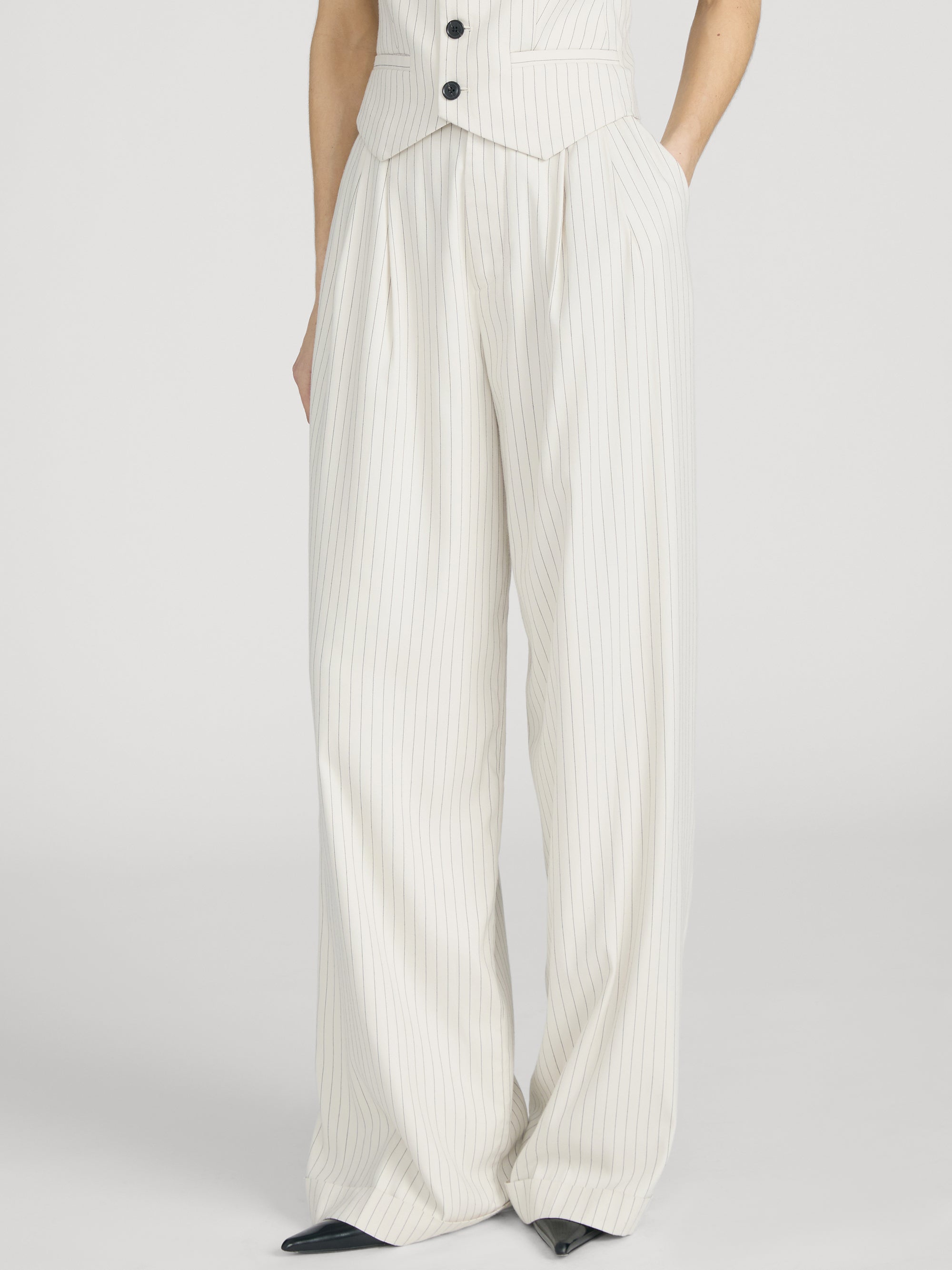 Pant on model side 