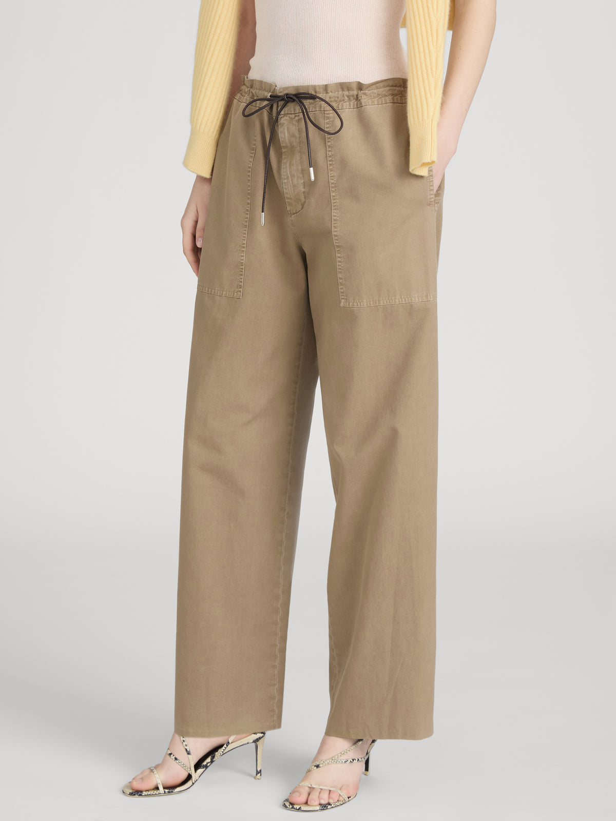 Pant on model side 