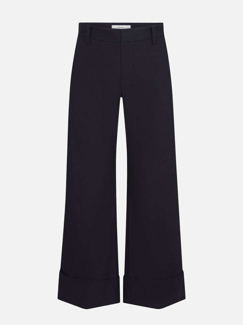 THE SLIM PALAZZO TROUSER BLACK