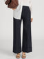 The Cuffed Slim Palazzo Trouser -- Navy