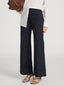 The Cuffed Slim Palazzo Trouser -- Navy