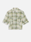 The Utility Shirt -- Jade Green Plaid