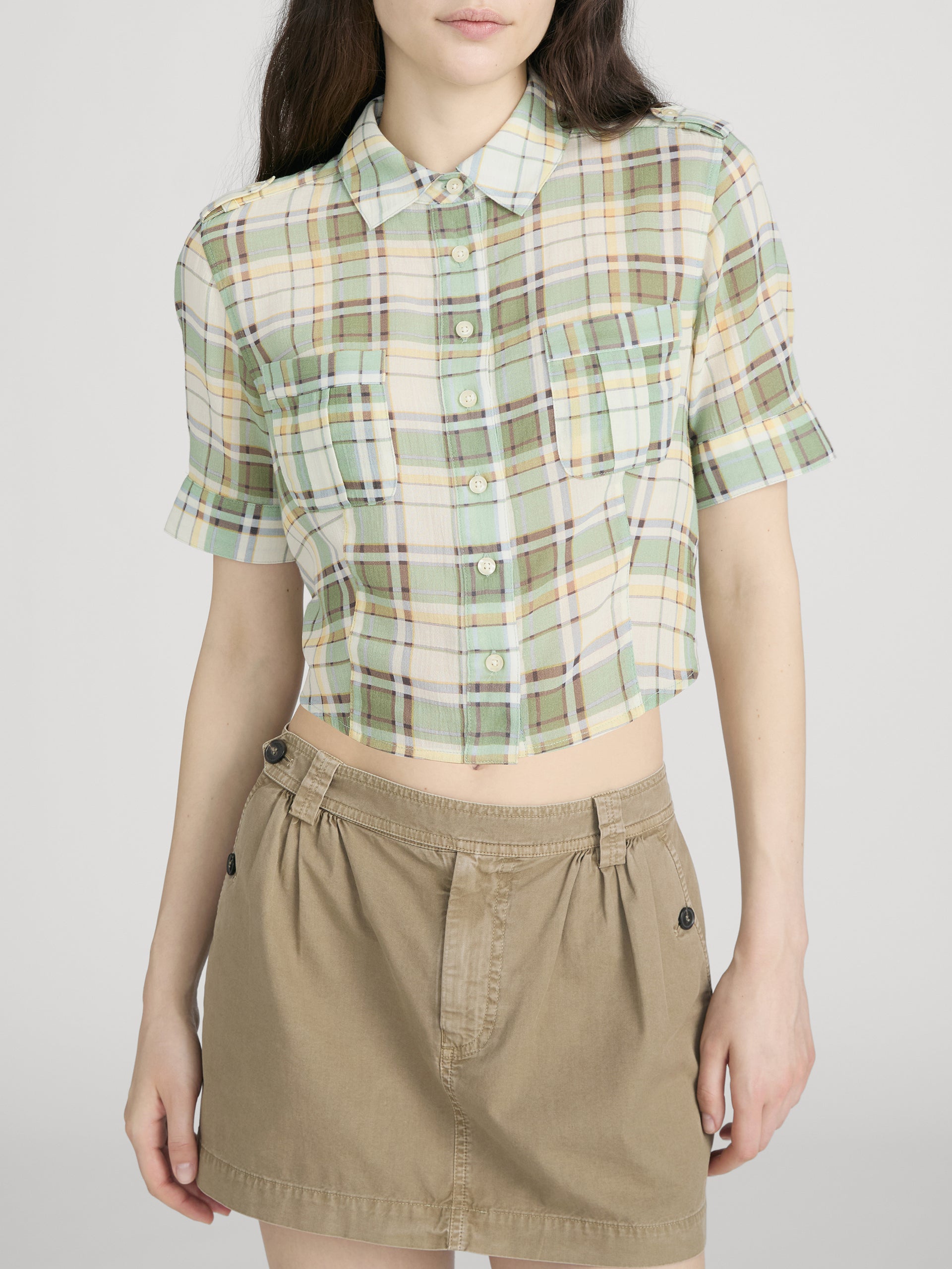 Top on model crop 