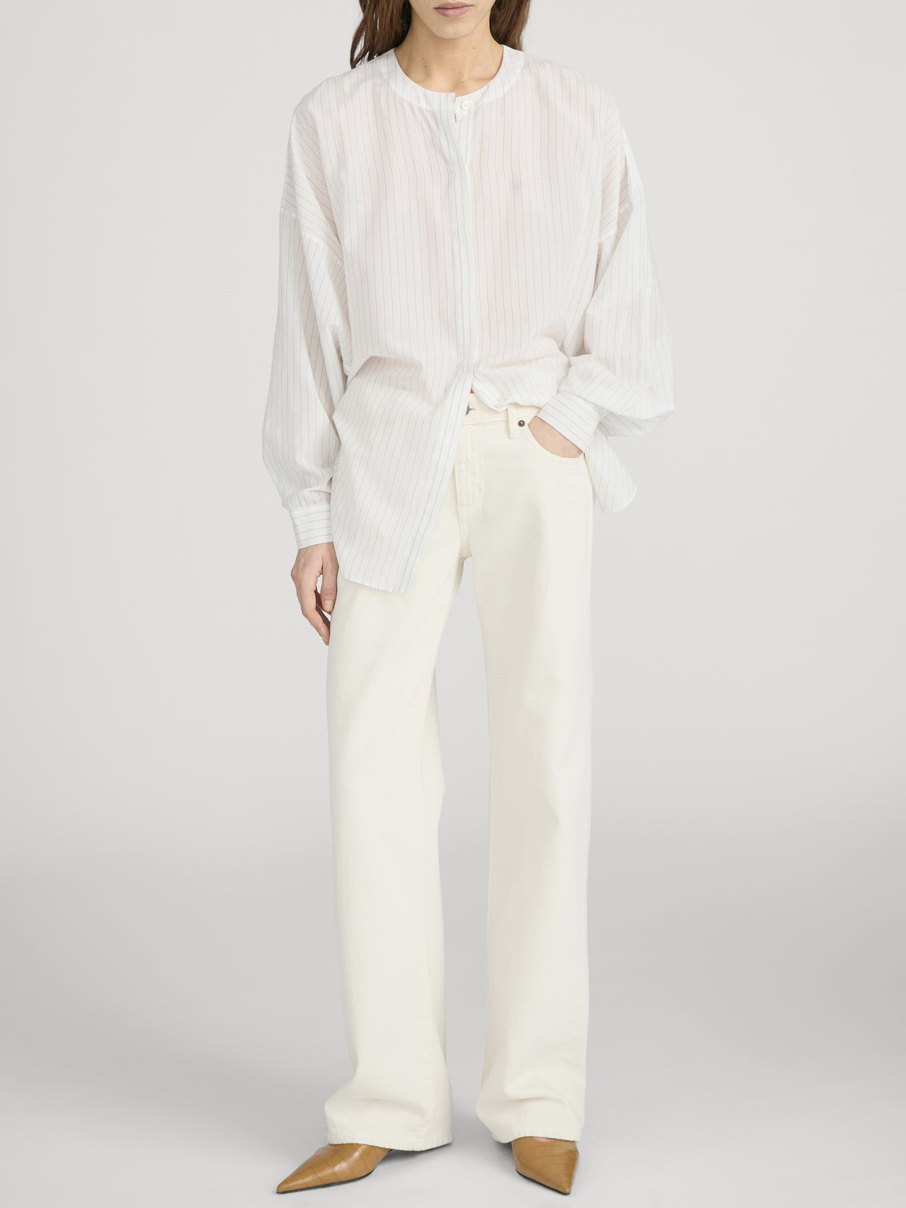 Shirt on model front 