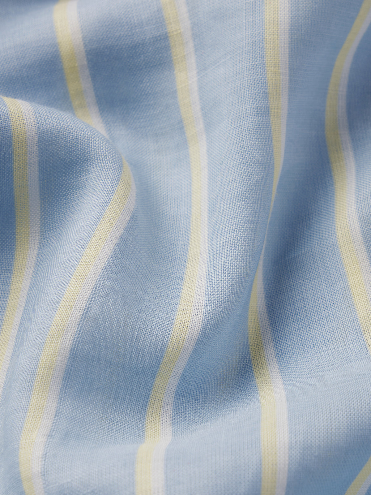 The Linen Boardwalk Shirt -- Chambray Blue Multi