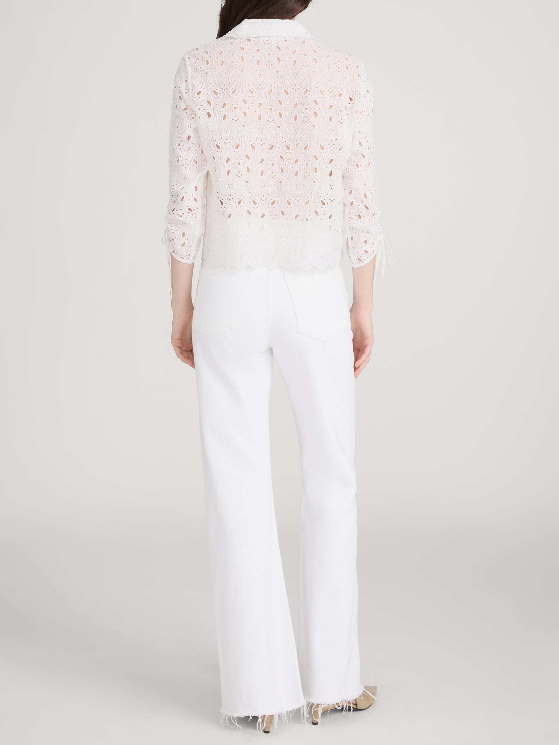 Top on model back 