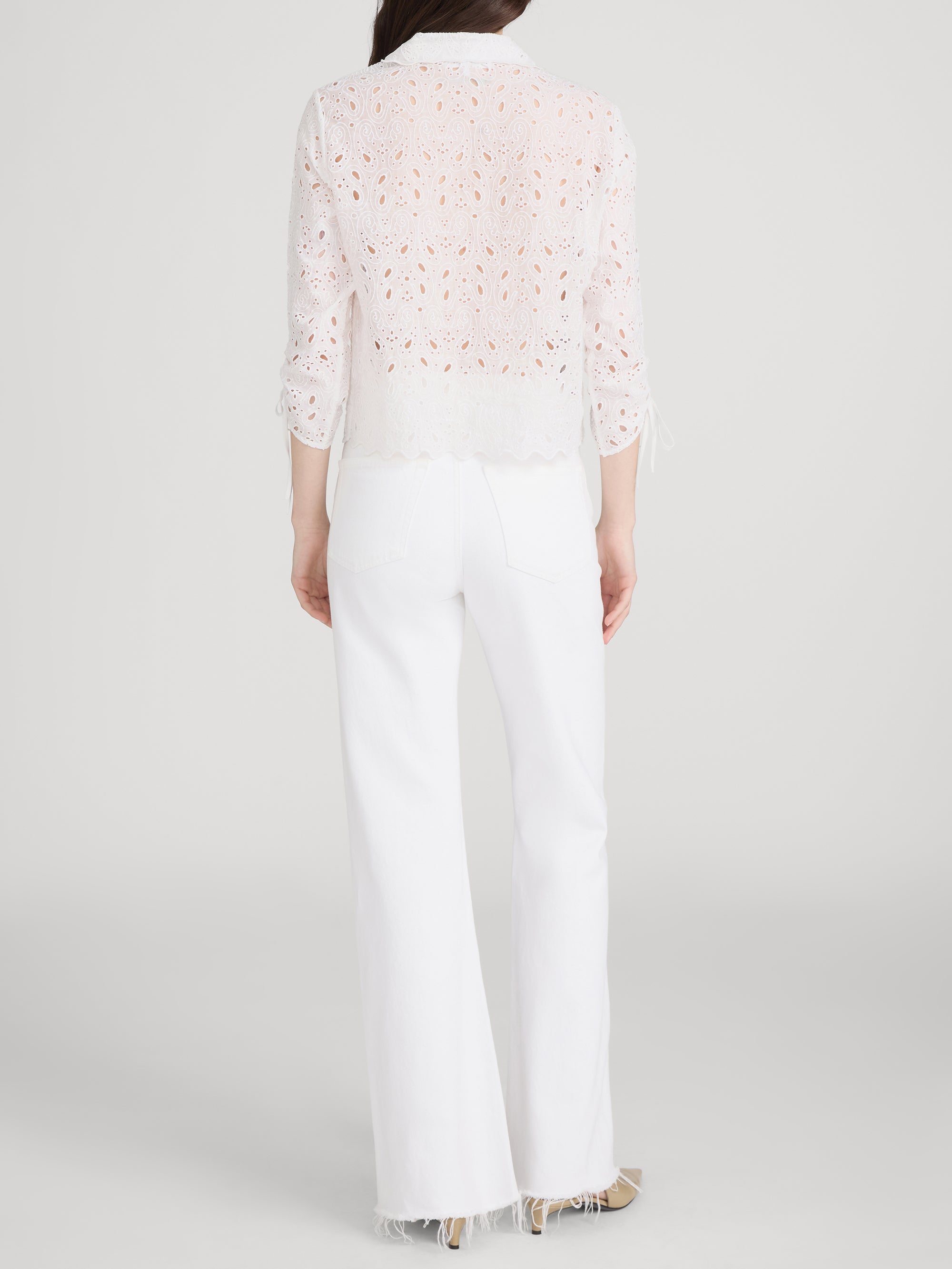 Top on model back 