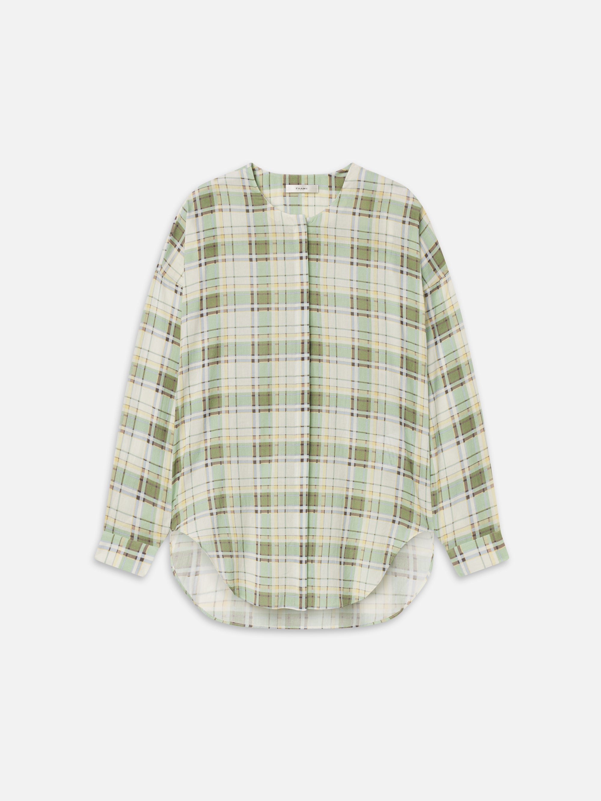 The Gallery Shirt -- Jade Green Plaid