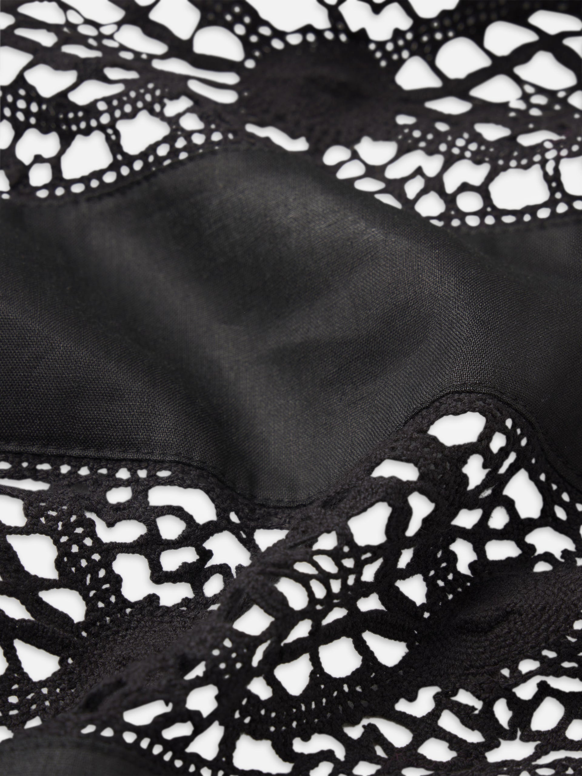 The Statement Heirloom Shirt -- Black