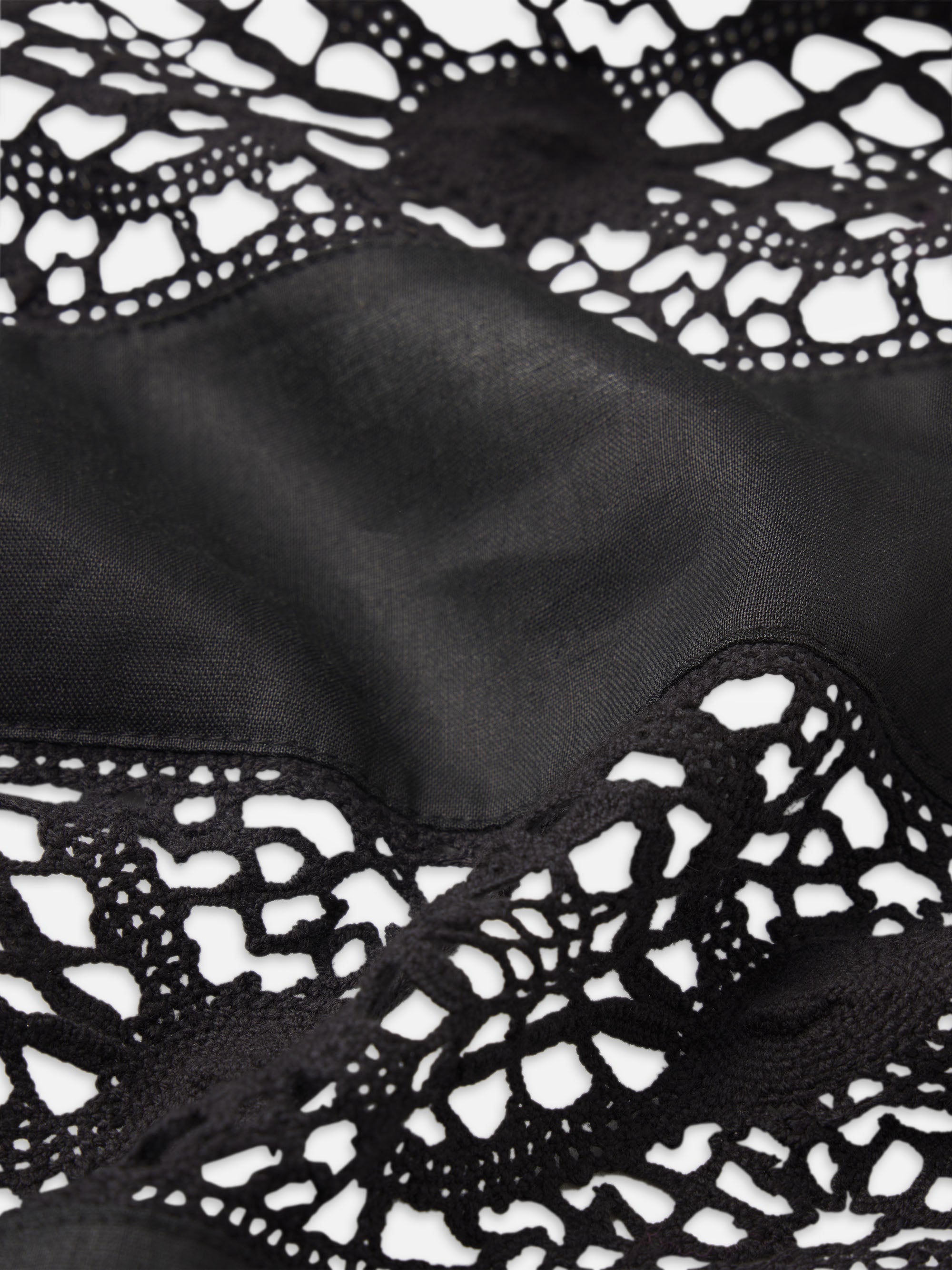 The Statement Heirloom Shirt -- Black