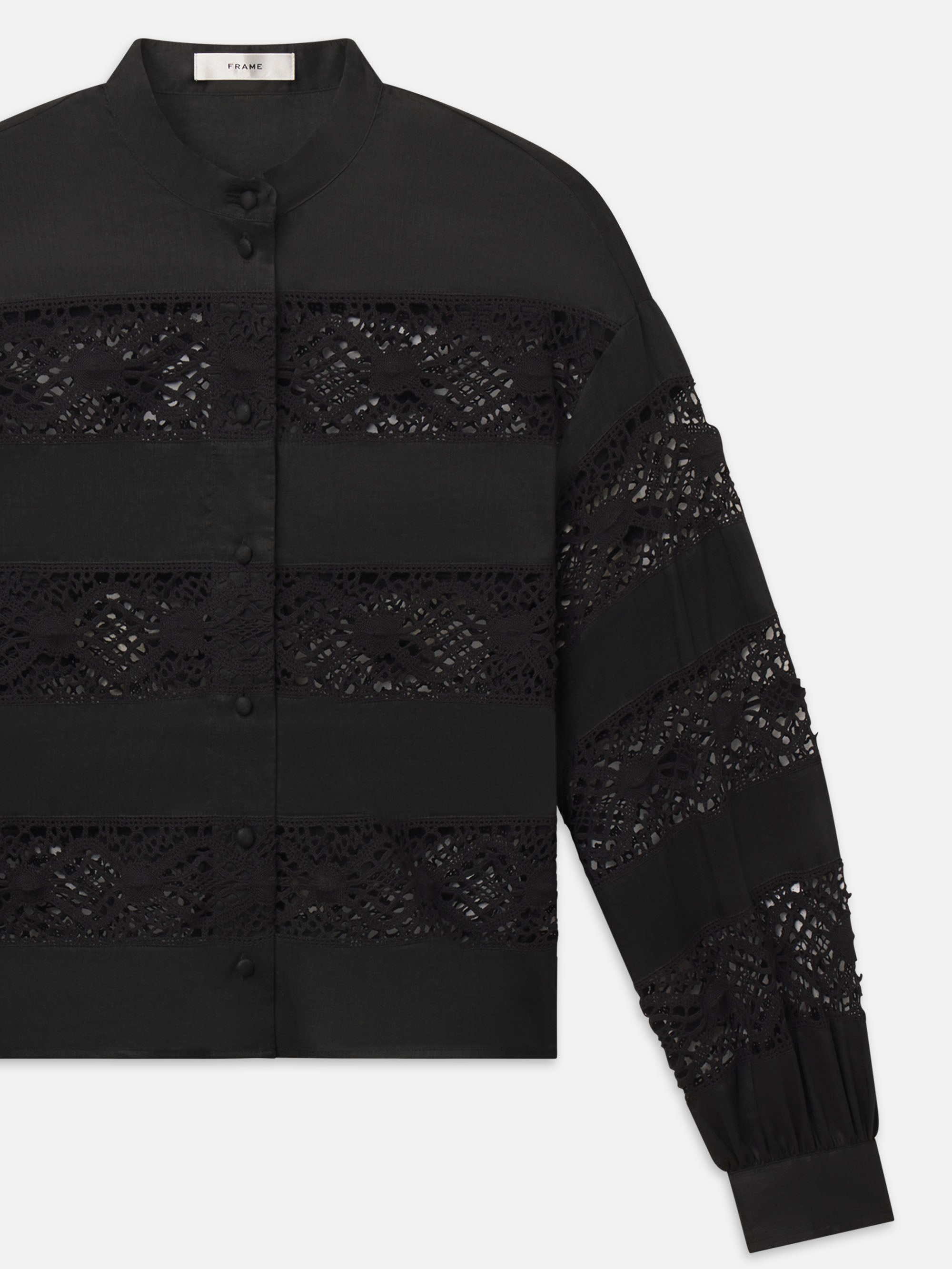 The Statement Heirloom Shirt -- Black
