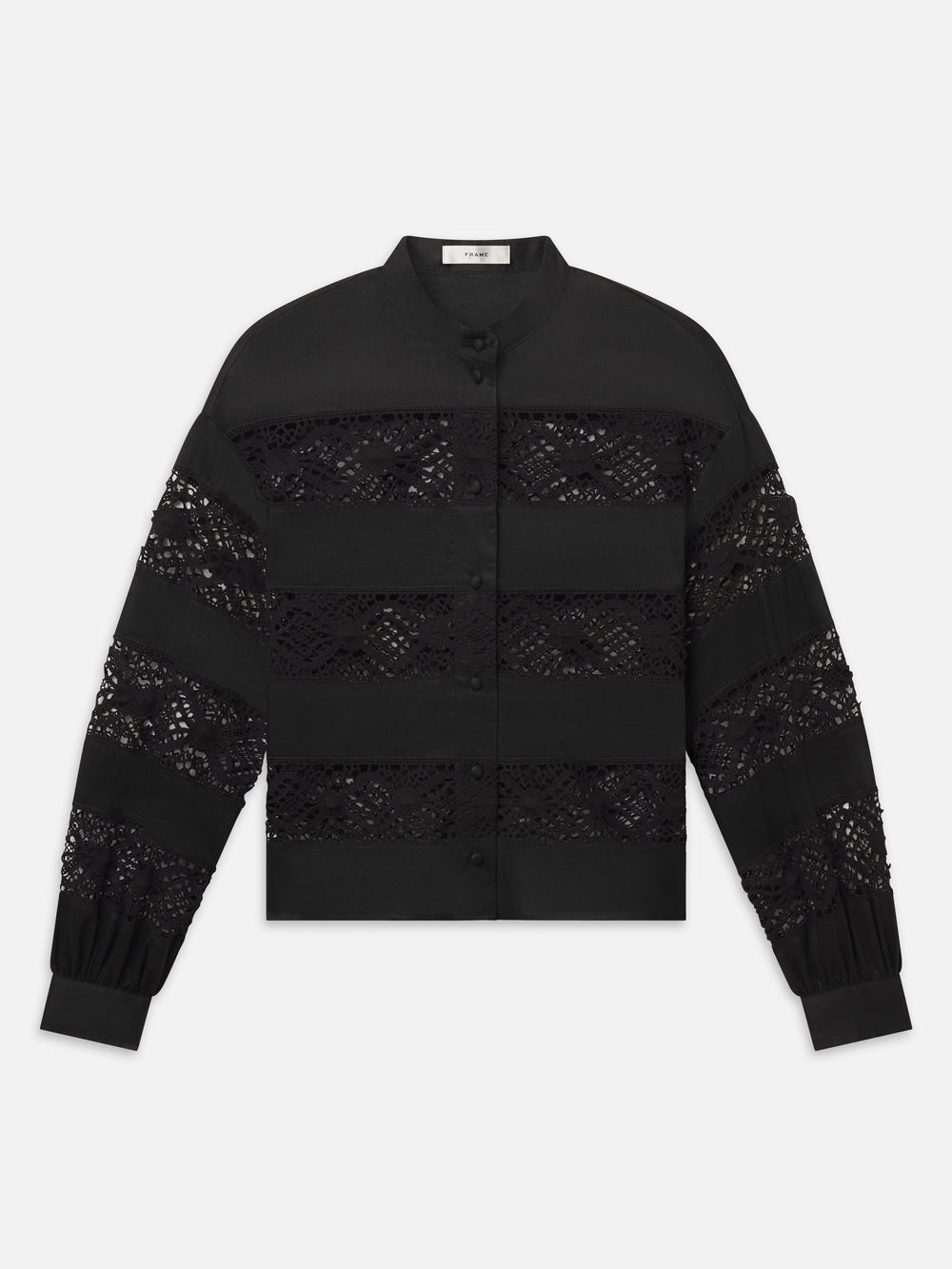 The Statement Heirloom Shirt -- Black