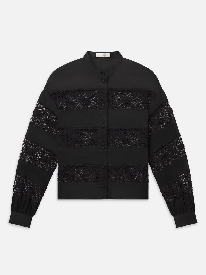 The Statement Heirloom Shirt -- Black