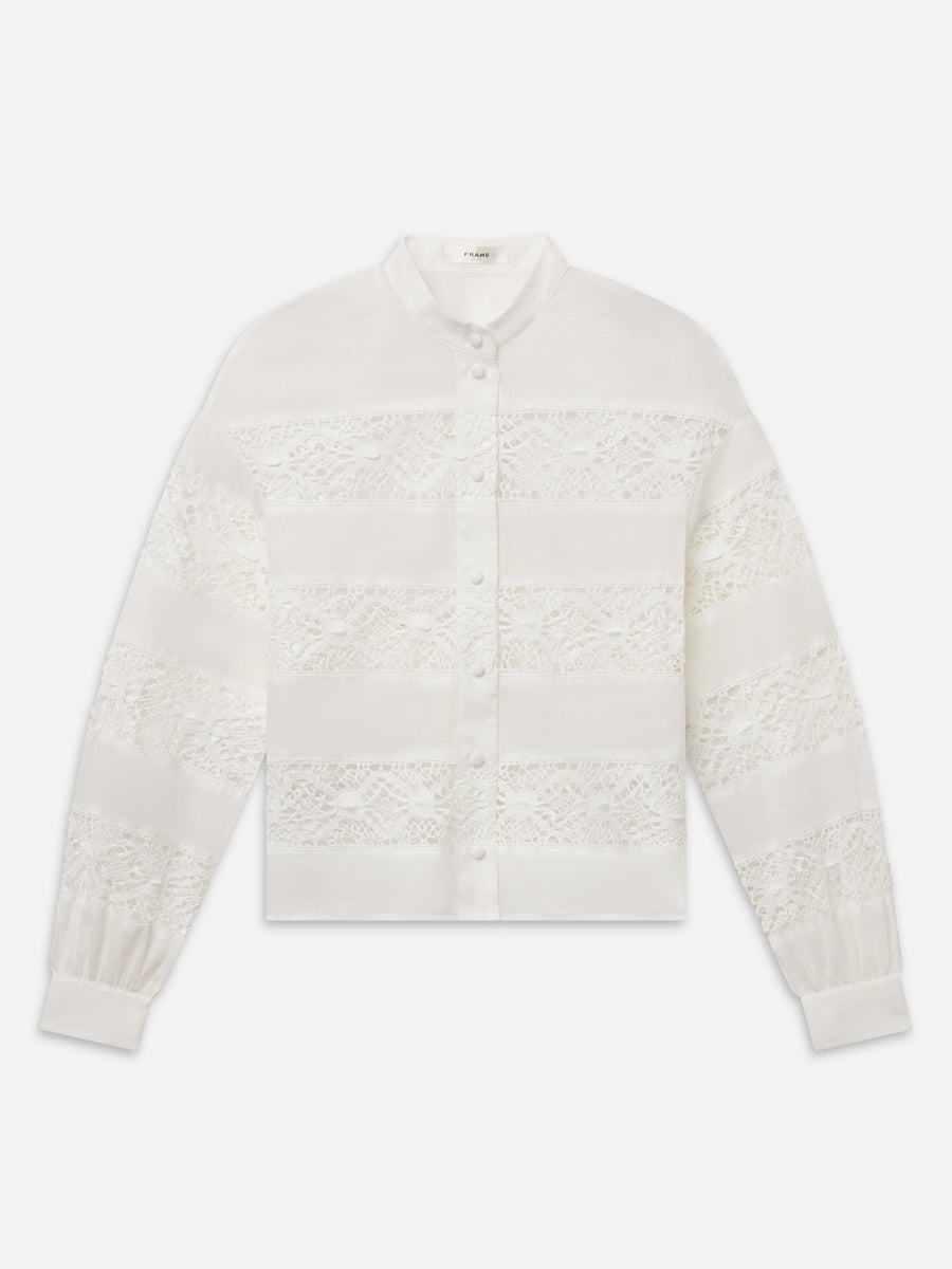 The Statement Heirloom Shirt -- White