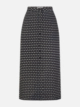The Polka Dot Skirt -- Black Multi