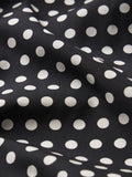 The Polka Dot Skirt -- Black Multi