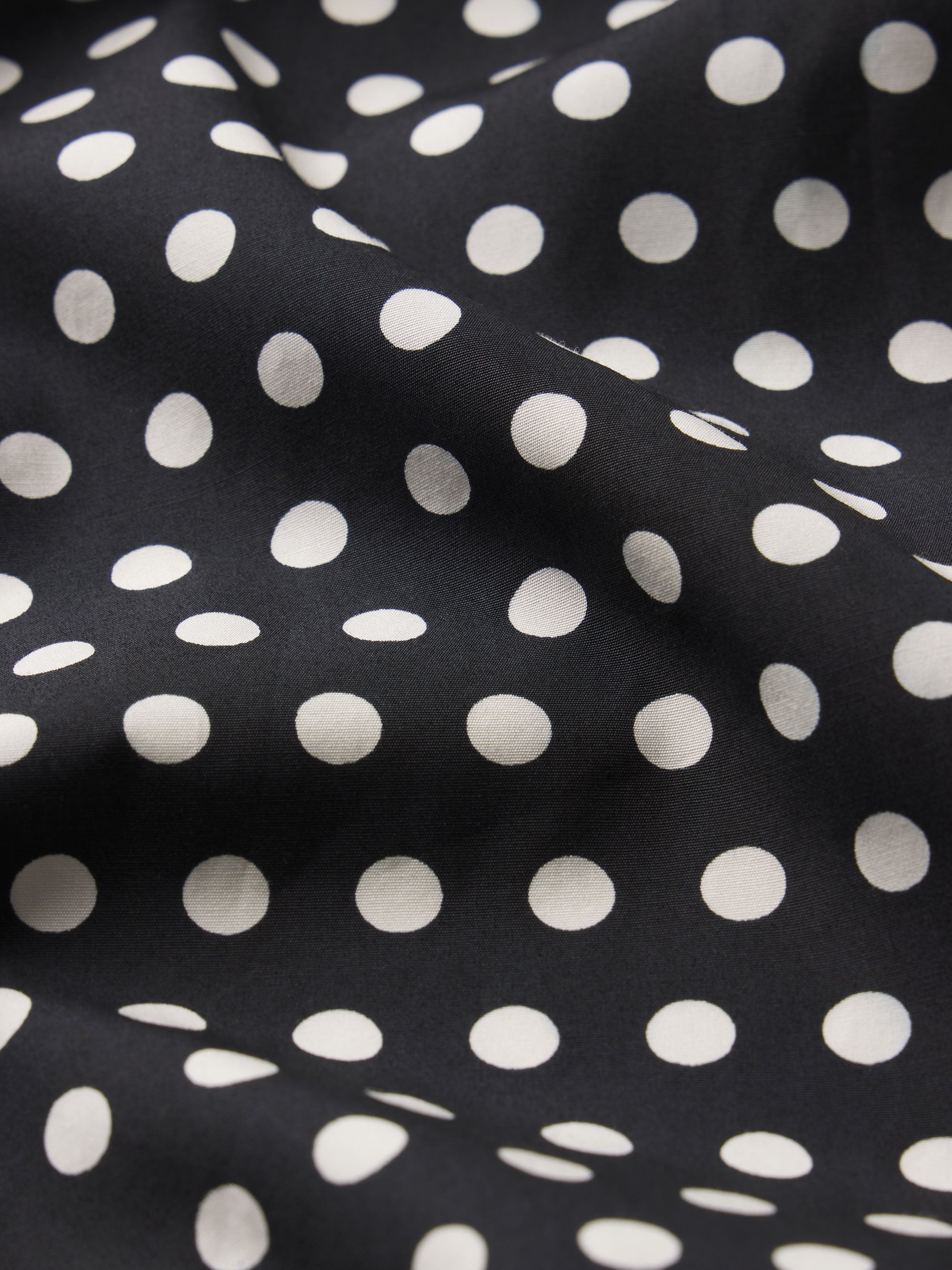 The Polka Dot Skirt -- Black Multi