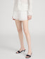 The Paisley Eyelet Short -- White