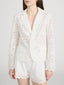 Blazer front crop top 