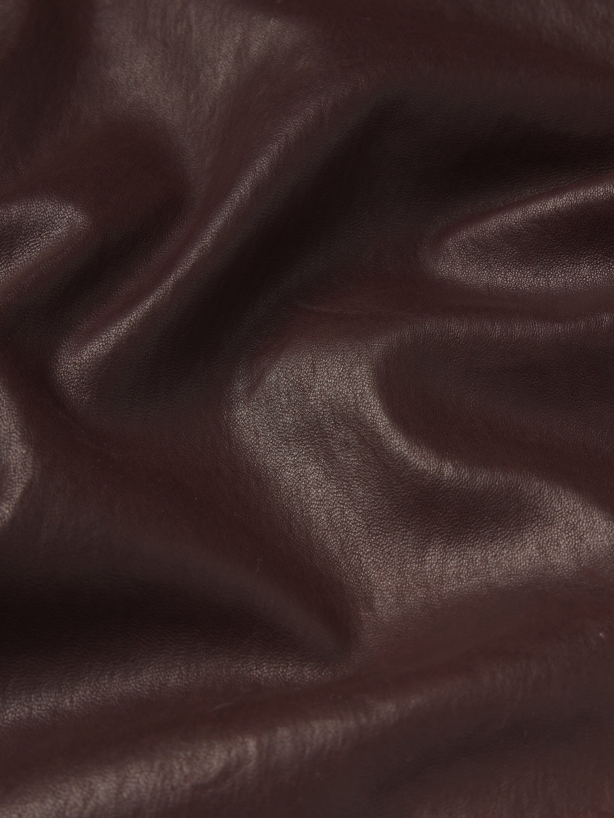 THE SLIM STACKED LEATHER PANT ESPRESSO
