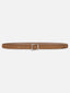 The Suede Square Buckle Belt