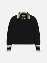 The Sailor Pullover -- Black Multi
