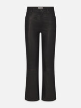 The Leather Reboot Crop -- Black