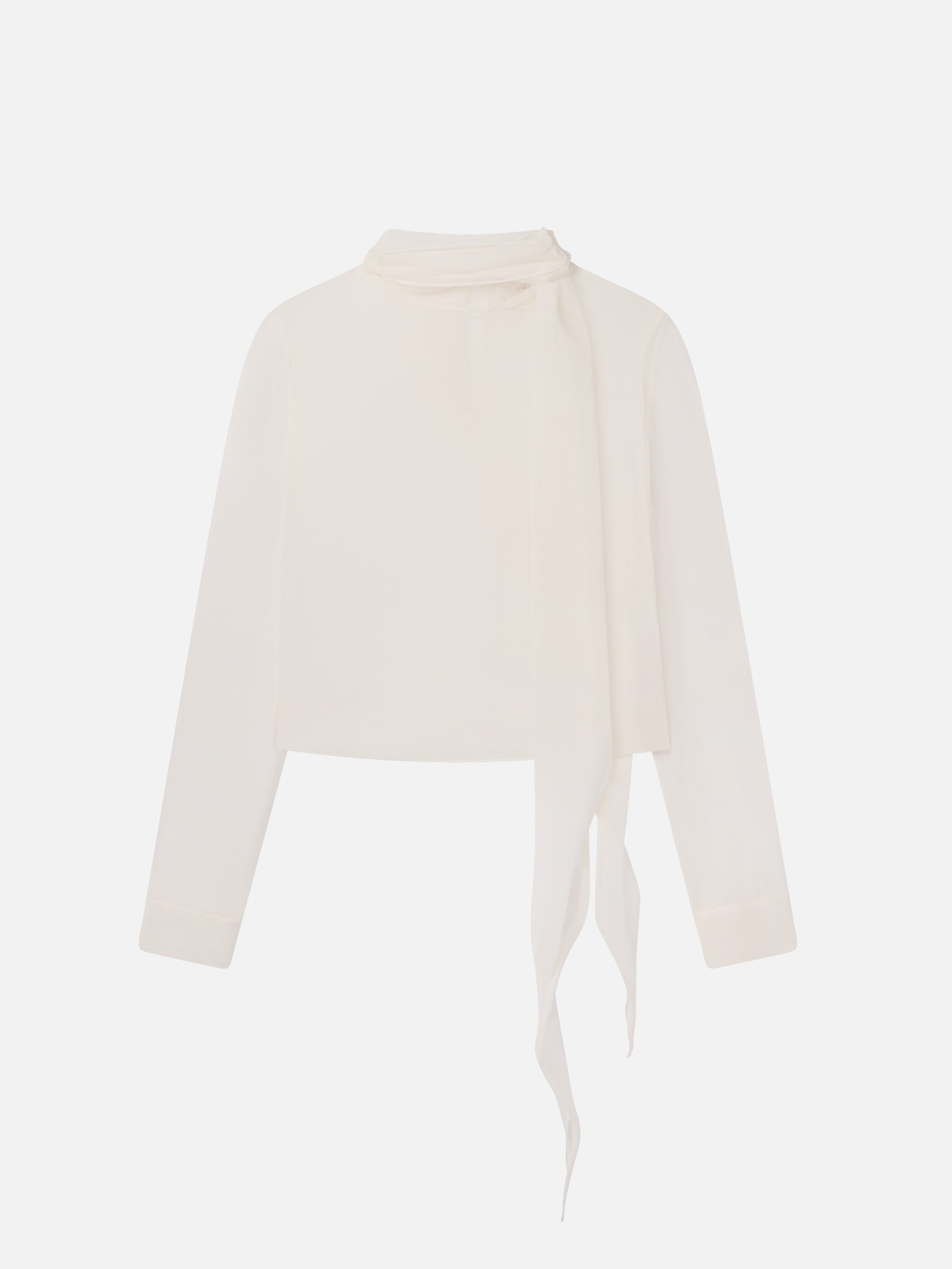 THE WISP TIE BLOUSE CREAM