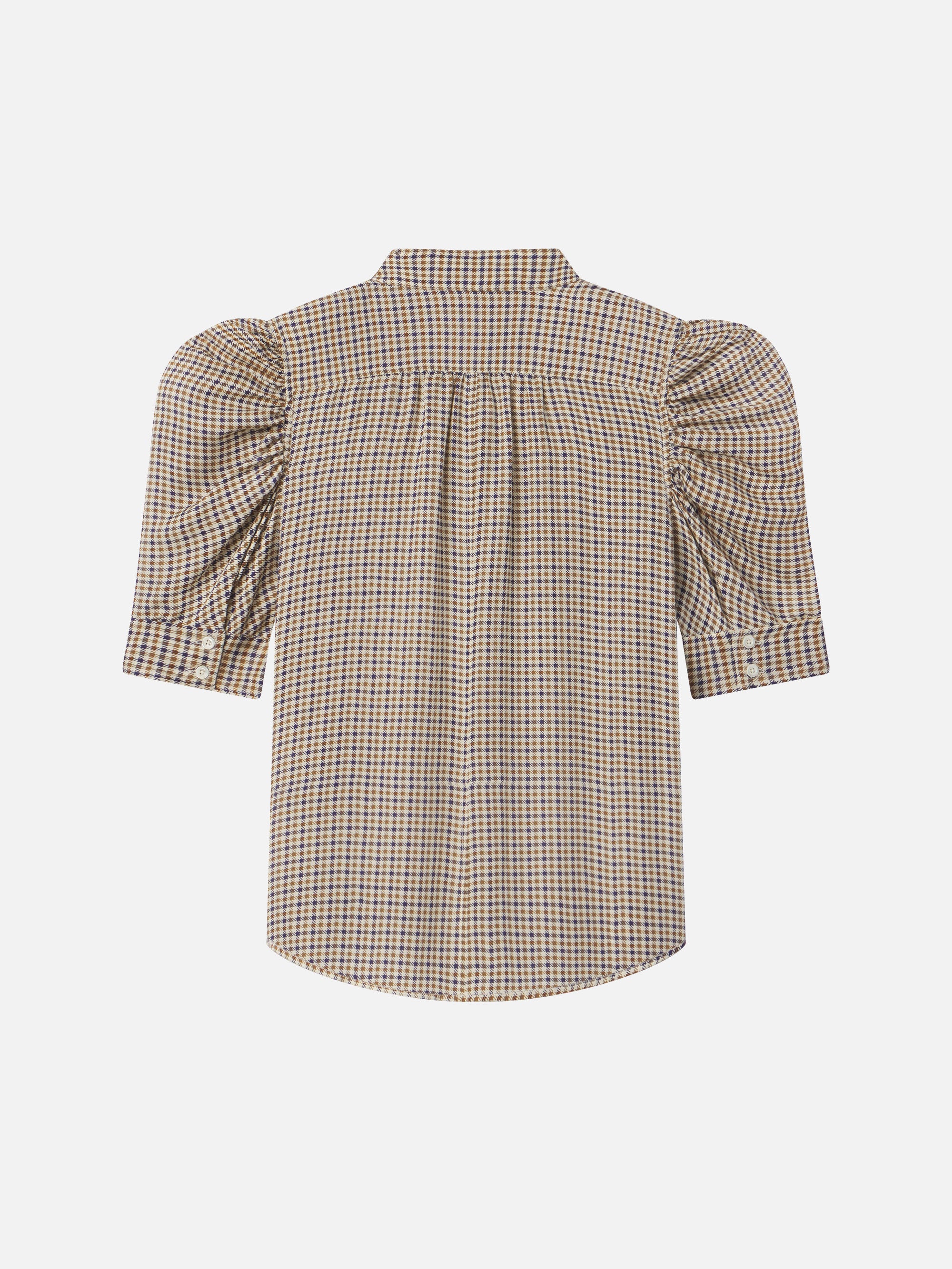 THE HOUNDSTOOTH GILLIAN TOP HOUNDSTOOTH MULTI