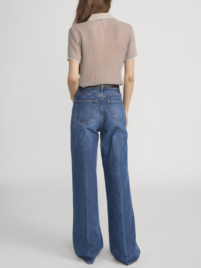 Frame The Houndstooth Gillilan Top