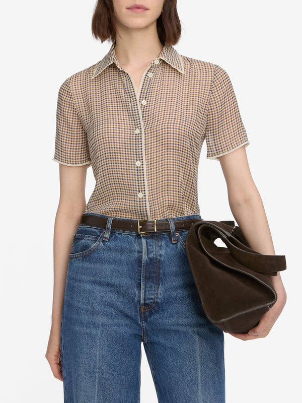 Athletic Box Top Houndstooth main image 1
