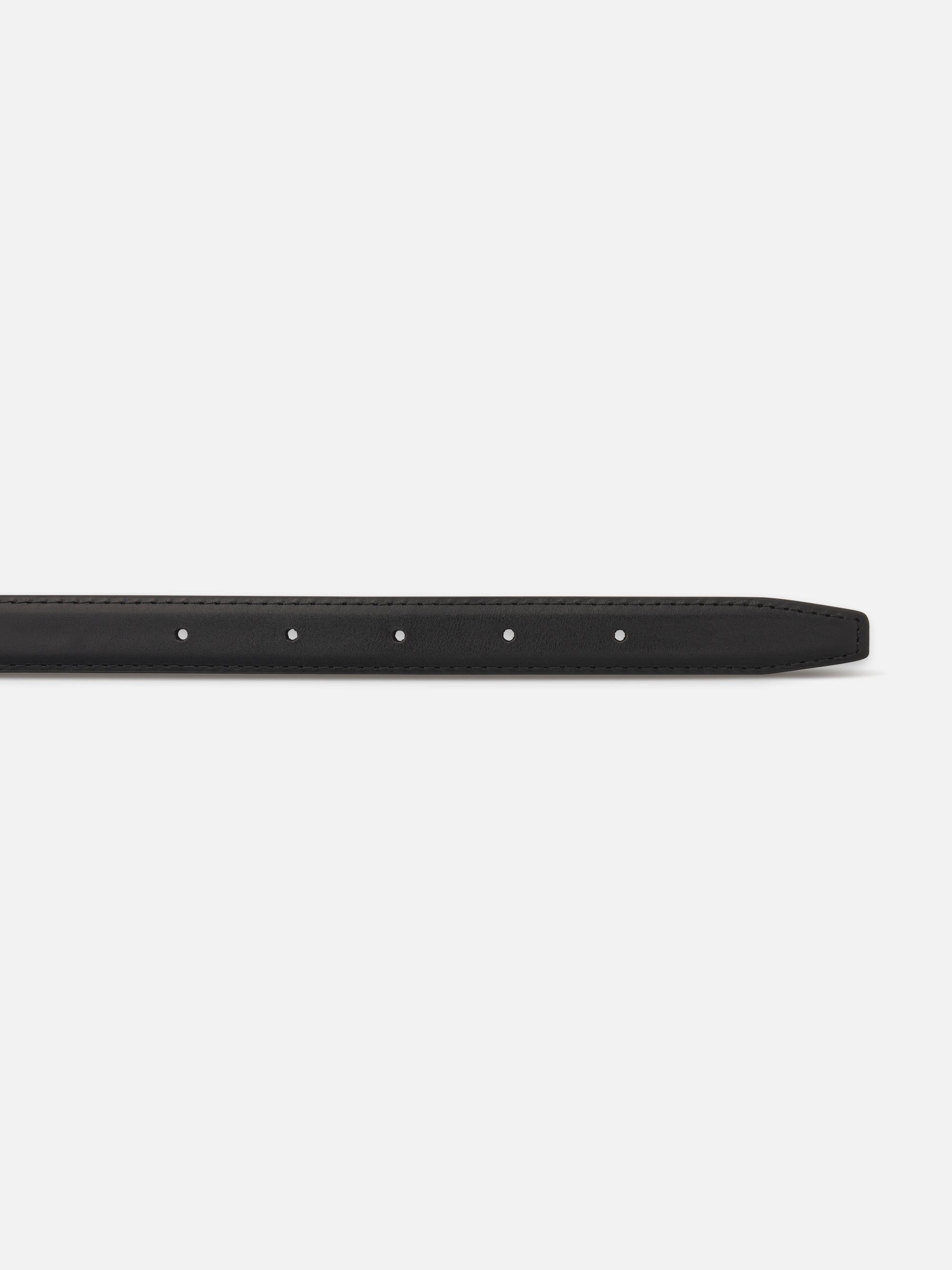 The Square Buckle Belt -- Black