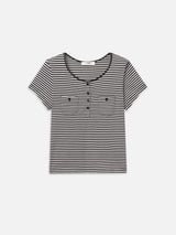 The Trim Crew -- Cream Stripe