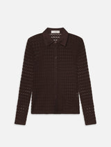 The Bubble Stitch Shirt -- Chestnut