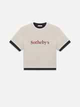 Sotheby's Layered Tee -- Cream Multi