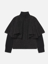 The Wrap Cape Coat -- Grey