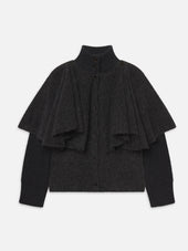 The Wrap Cape Coat -- Grey
