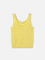 The Cashmere Airy Tank -- Marigold
