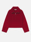 The Half Zip Marled Sweater -- Paprika
