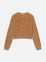 The Cashmere Airy Teddy Cardi -- Camel