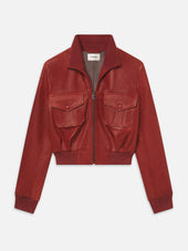 The Leather Ace Jacket -- Paprika