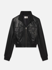 The Leather Ace Jacket -- Black