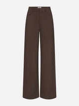 The Slim Palazzo Trouser Modernist Pocket -- Clove