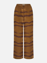 The Silk Lounge Pant -- Light Tiger Multi