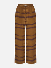 The Silk Lounge Pant -- Light Tiger Multi