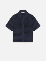 The Denim Lattice Shirt -- Skylight