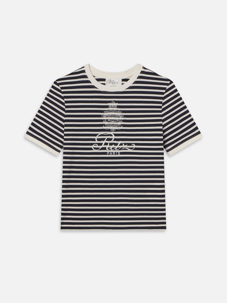 Ritz Striped Baby Tee -- Navy Multi