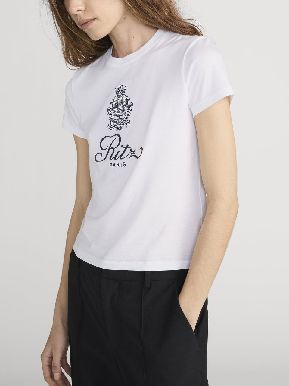 RITZ SOLID BABY TEE WHITE